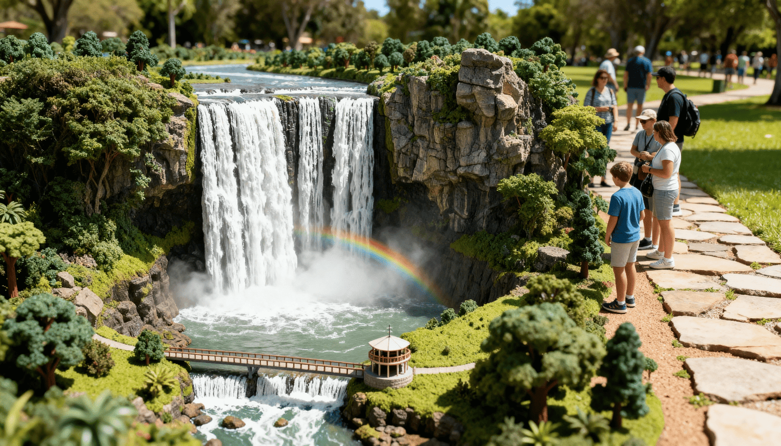 Cataratas Vitória entre Zimbábue e Zâmbia