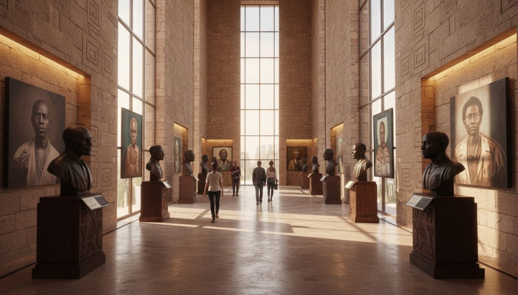 Vista de dentro do Museum